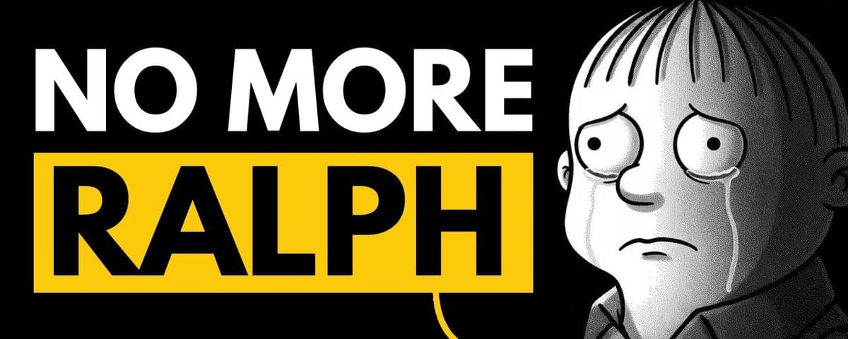 EVERYONE'S running ralph wrong. here's what its creator intended..