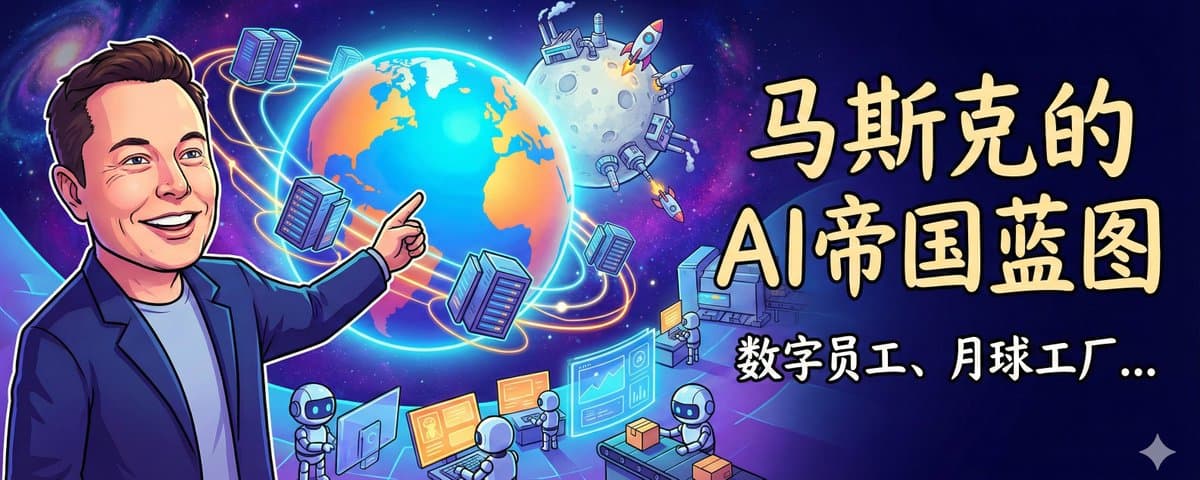 xAI 全员大会完整实录：数字员工、地球轨道数据中心、月球工厂...马斯克的AI帝国蓝图