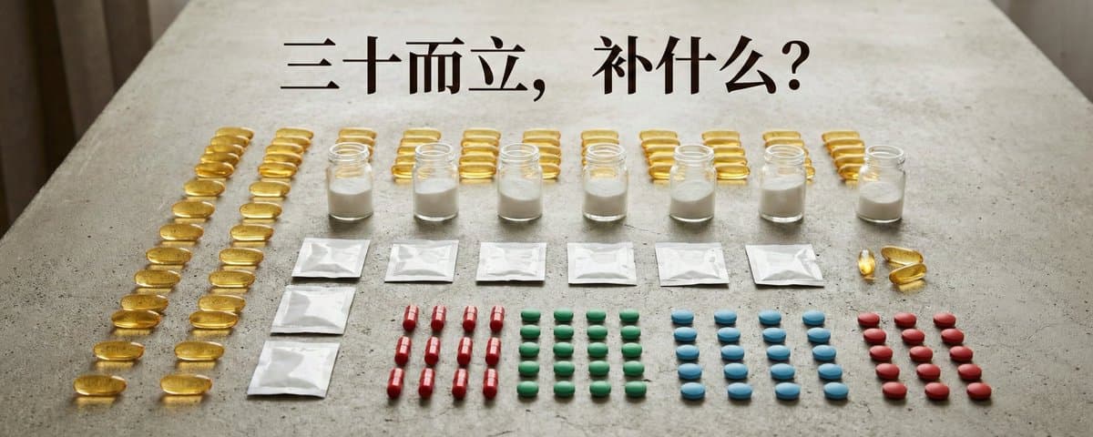 30岁的我，都在吃哪些补剂？