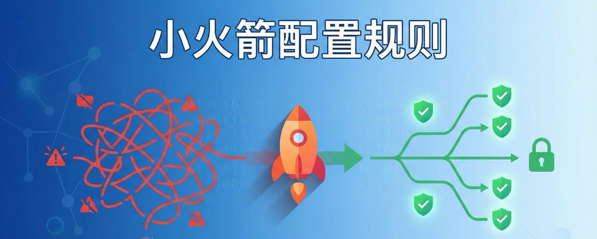 教你如何配置小火箭规则，防止裸奔