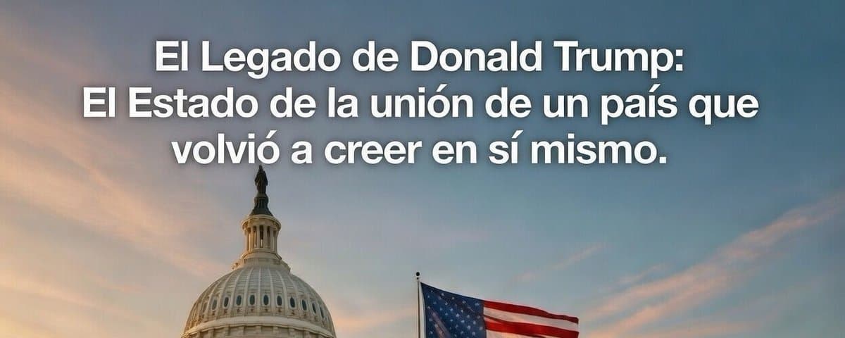 El Legado de Donald Trump: El Estado de la Unión de un país que volvió a creer en sí mismo.