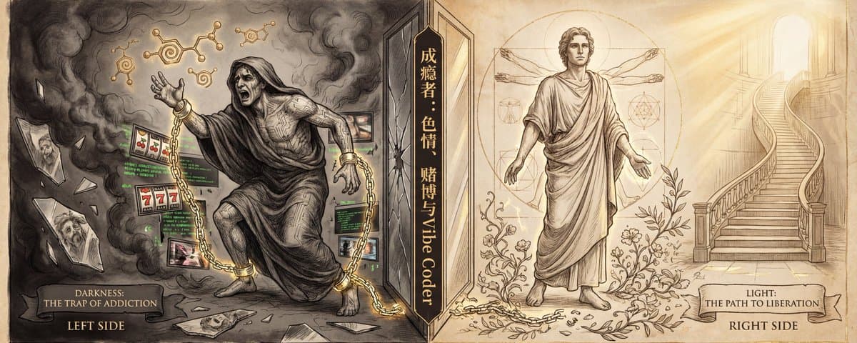 成瘾者：色情、赌博与Vibe Coding