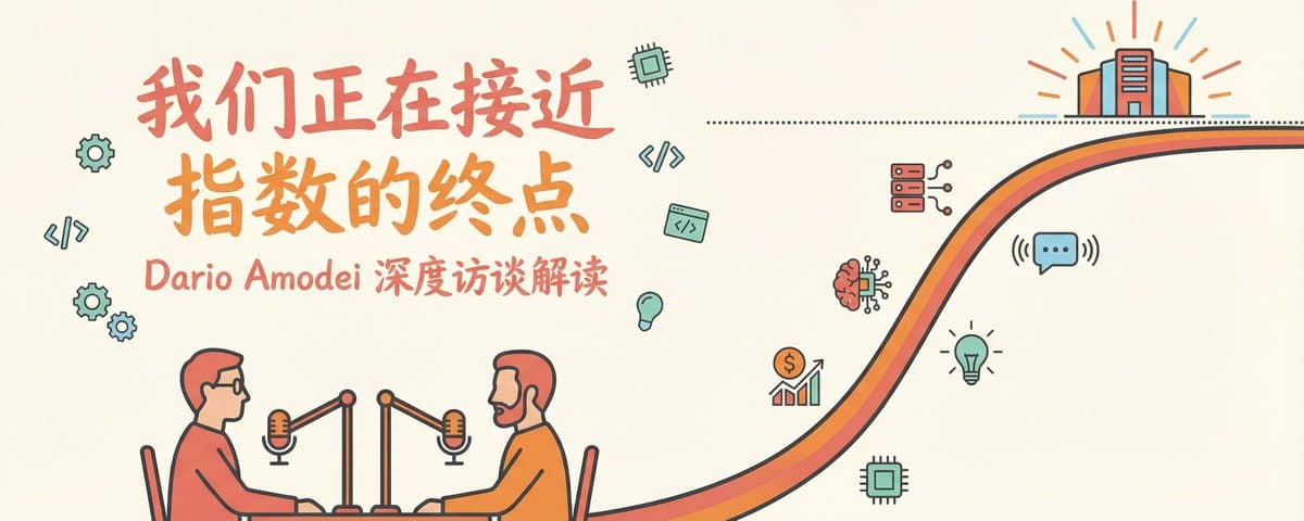 Anthropic CEO Dario Amodei 访谈：我们正在接近指数的终点