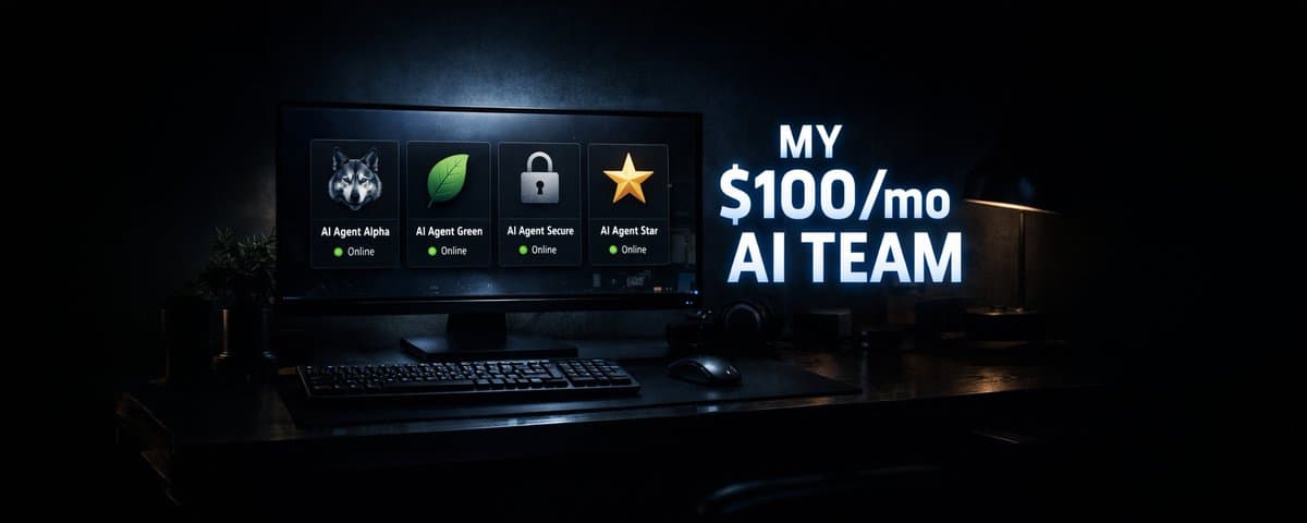 How I Built a Team of AI Employees That Run My Business While I Sleep (For $100/Month)