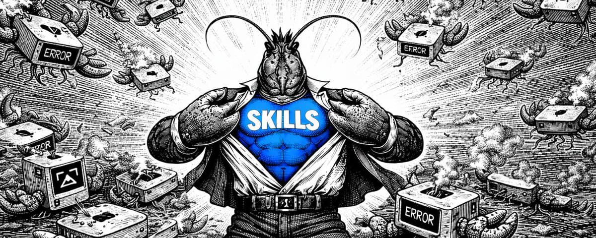 You've set up OpenClaw, Now What? Why skills beat agents - and save you thousands in fees.
