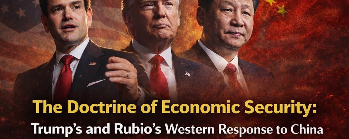 The Doctrine of Economic Security: Rubio’s Western Response to China