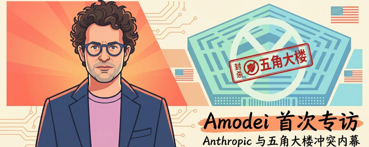 被封杀当晚，OpenAI 拿到了相同条款——Amodei 首次专访揭开 Anthropic 与五角大楼冲突内幕