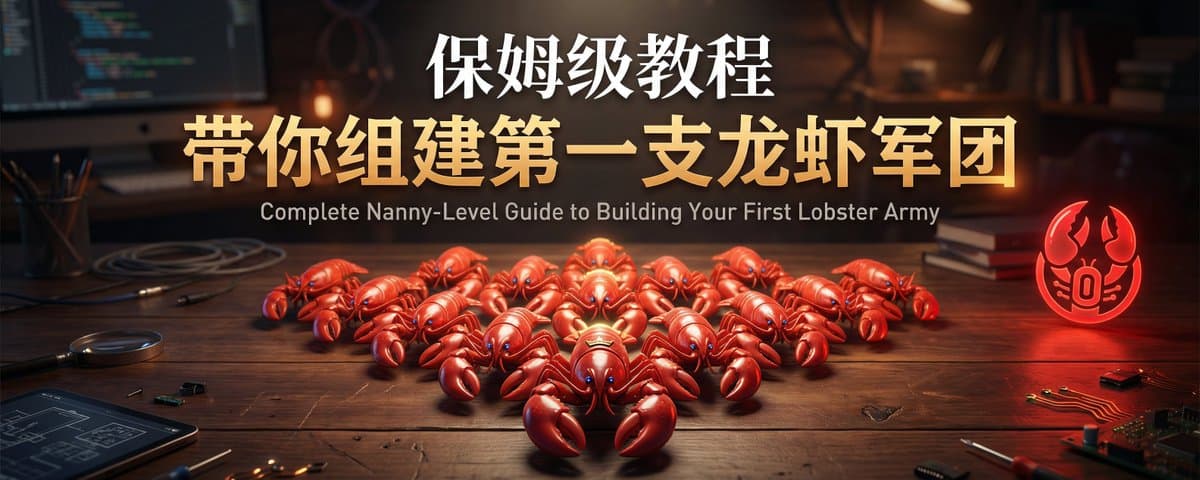 保姆级教程：带你组建第一支龙虾军团