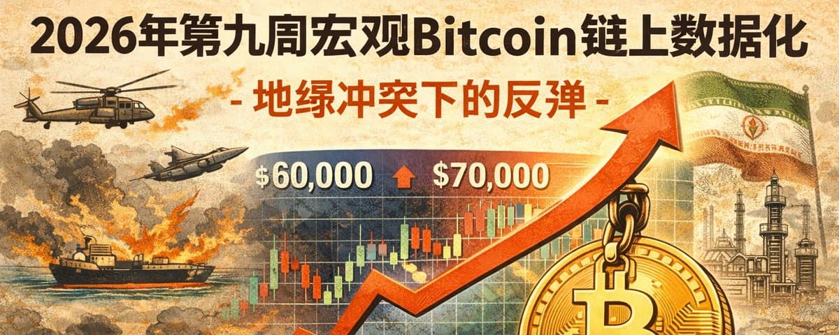 2026 Week 9 Macro and Bitcoin On-Chain Data Changes — A Rebound Amid Geopolitical Conflict