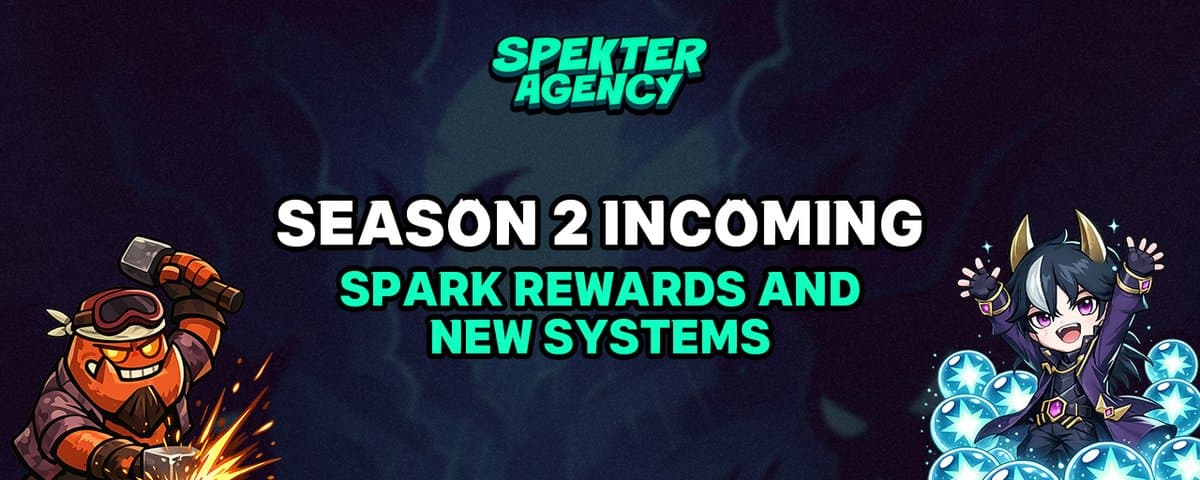 Spekter Agency Season 2 Incoming — Spark Rewards Changes, New Systems, and More 👀