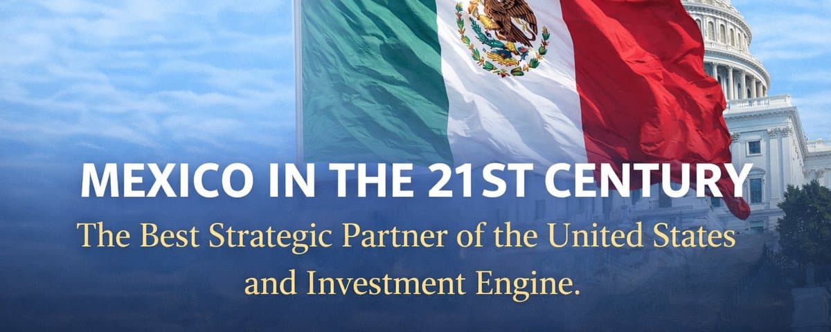 MEXICO IN THE 21ST CENTURY The Best Strategic Partner of the United States and Investment Engine.